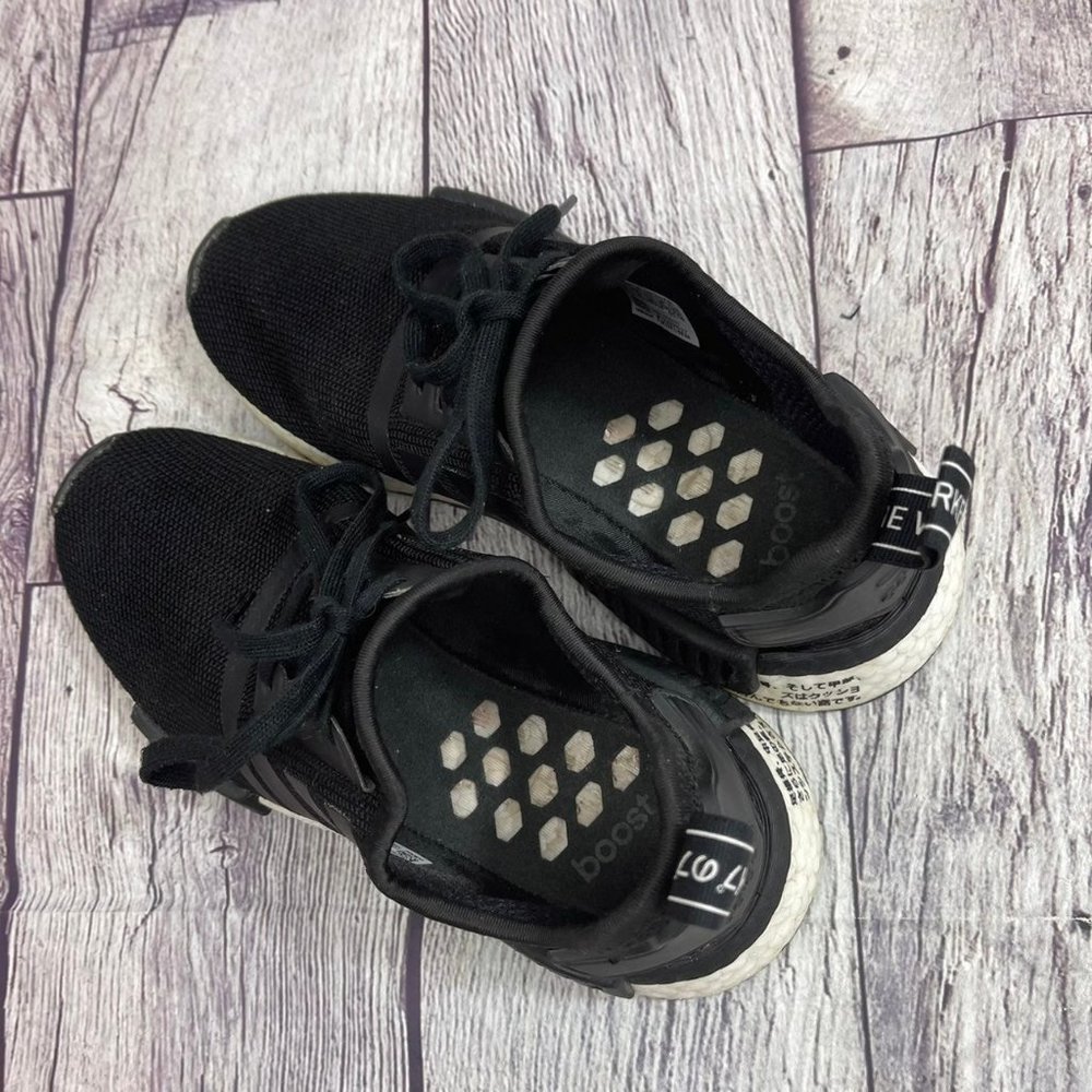 Adidas NMD_R1 Japan Core Black Women's Size 6 Athletic Running Sneakers Shoes - Picture 9 of 10